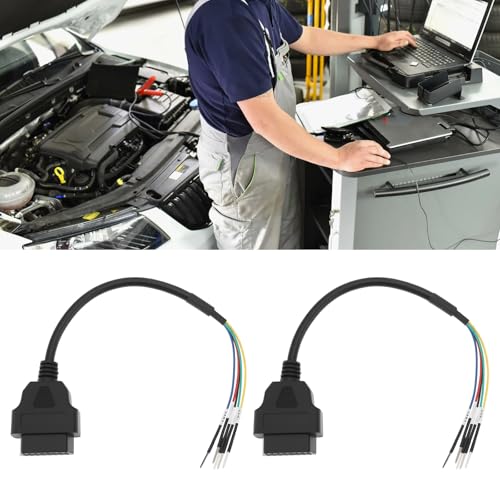 Cable OBD2 de 16 pines hembra con puente universal de 5 pines 2
