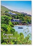 Design esclusivo Featherbed Nature Reserve e Aa Boat in Oceano Indiano a Knysna, Garden Route, Sud Africa, magnete da frigorifero