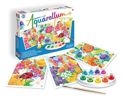 Aquarellum - In The Flowers Watercolor Painting Kit