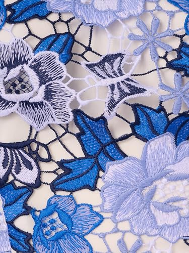 Adrianna Papell Women's Floral Embroidery Short Dress3