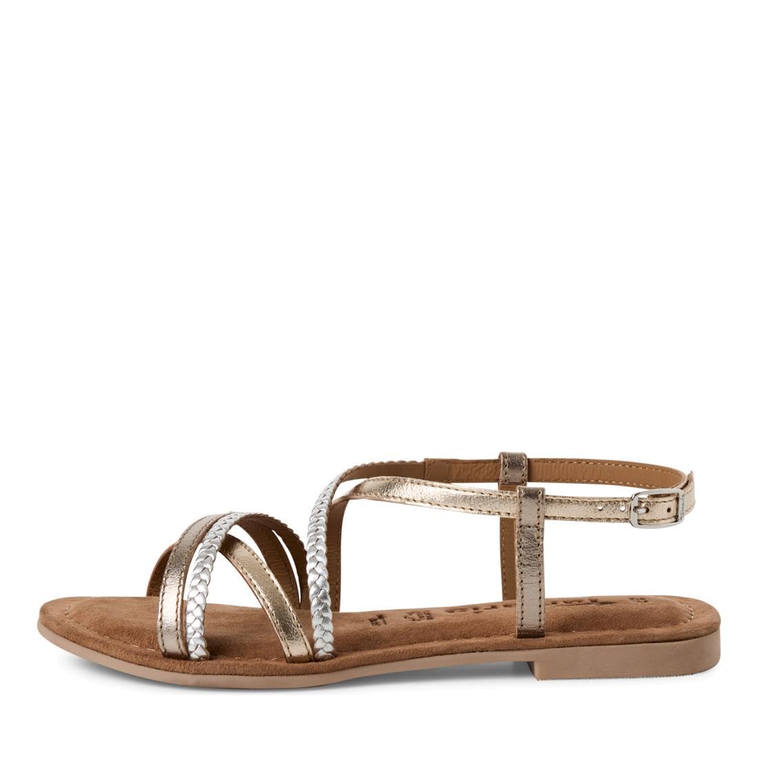 Tamaris sandale femme cuir plate