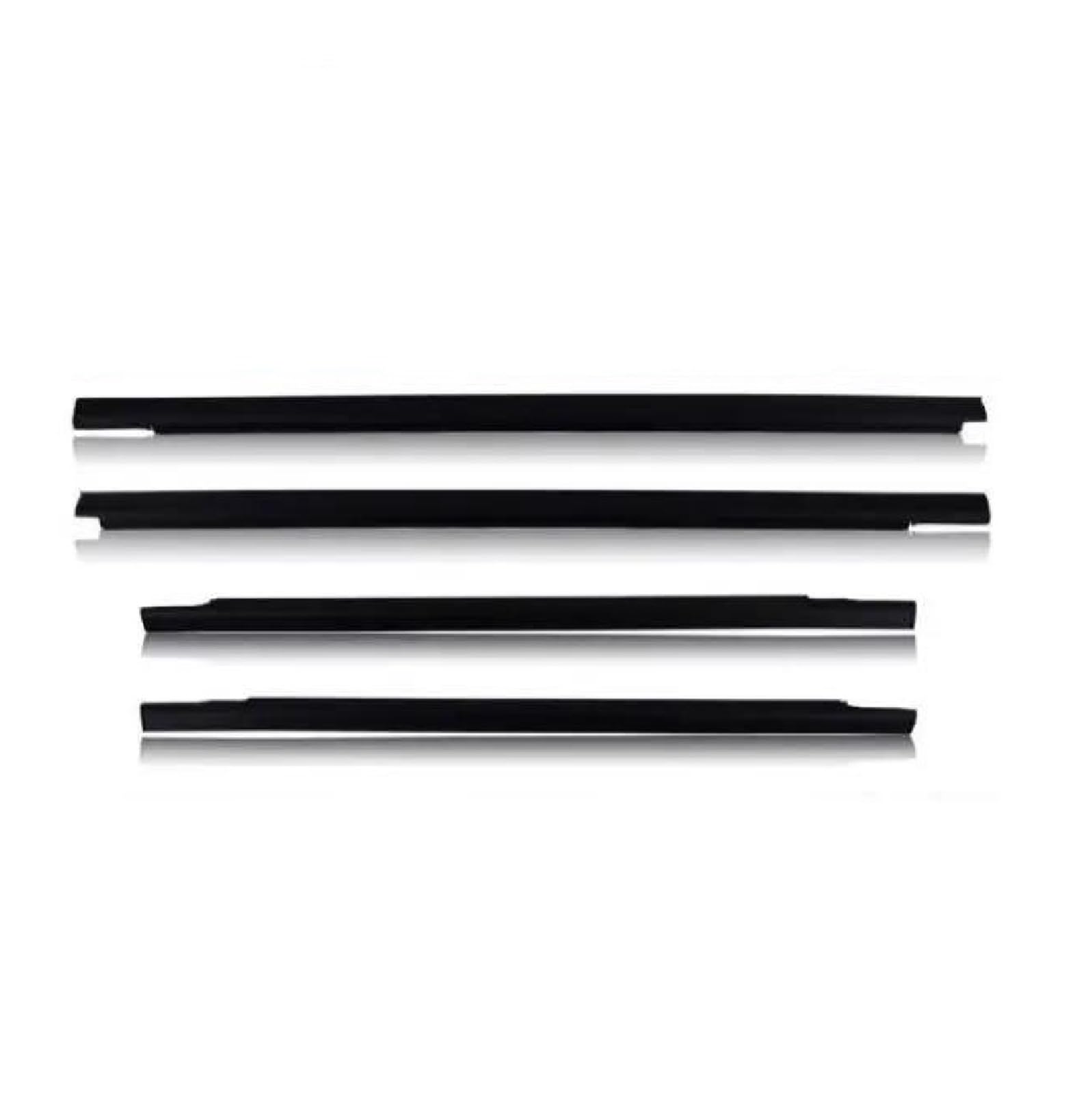4 Pcs Car Window Sealing Strip for Mitsubishi L200 for Strada K60 K70 1996-2004 Weatherstrip Glass Laminate Outside Rubber Belt Exterior Belt