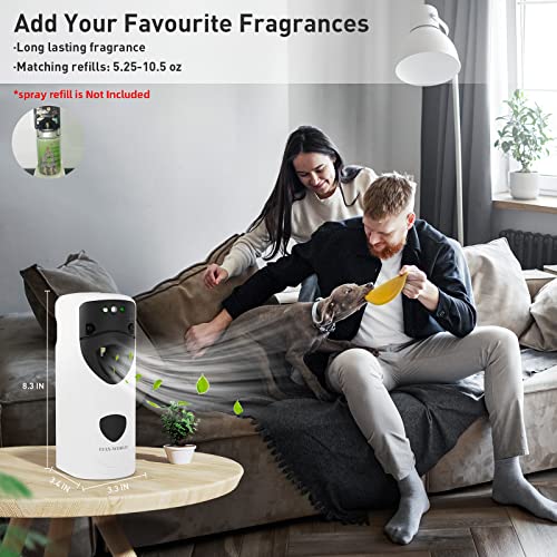 ITAX-WORLD Automatic Air Freshener Spray Dispenser With Remote Programmable Fragrance Dispenser Fit for Spray Refills | Wall Mount Aerosol Dispenser Spray Holder for Home Bathroom Commercial Place - Image 6