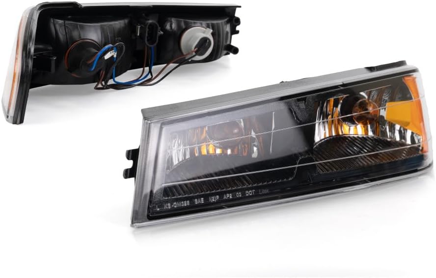 For 2004-2012 Chevy Colorado Pair Park/Signal Lights Driver and Passenger Side Park/signal/marker combo GM2520189 GM2521189 - replaces 25942427 25942428