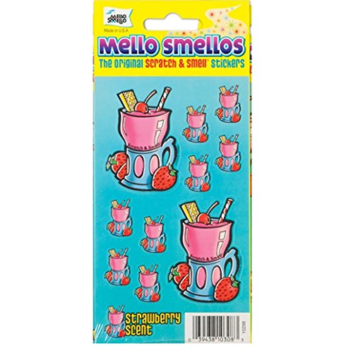 Mello Smello Pegatinas para rascar y oler, fresa