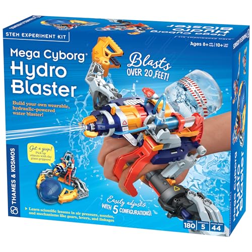 Thames & Kosmos Mega Cyborg Hydro Blaster STEM Experiment Kit,...