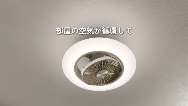 Amazon | 【風の出る照明】シーリングファンライト サーキュライト EZ