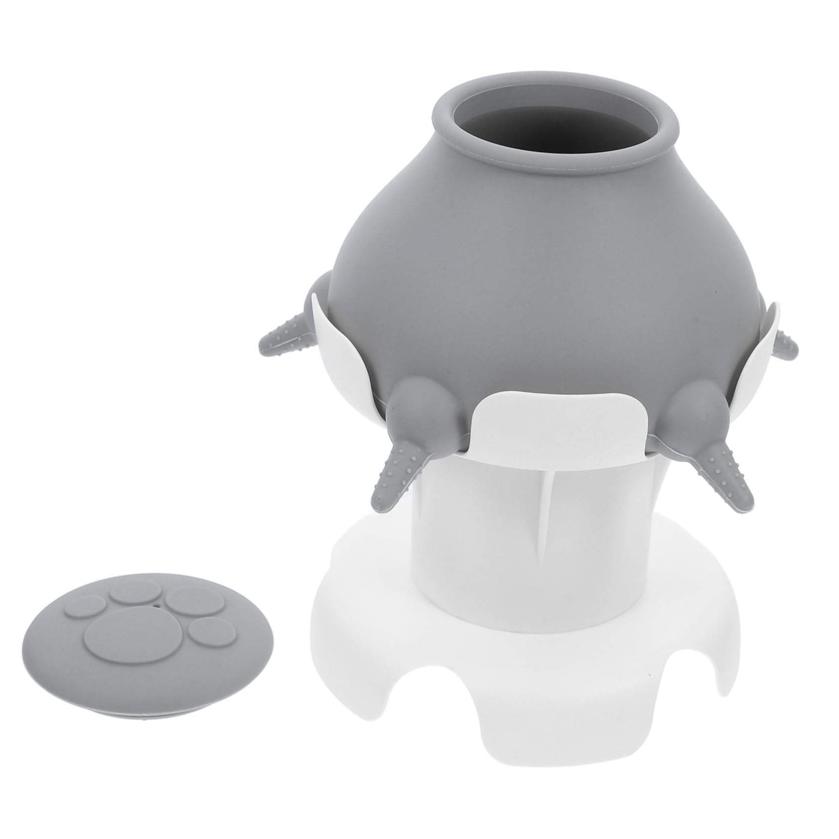 BESPORTBLE Puppy Feeding Device for Kitten Cat Newborn: Silicone Milk Feeder with Nipple Bowl Stand Easy to Clean Size for Puppies