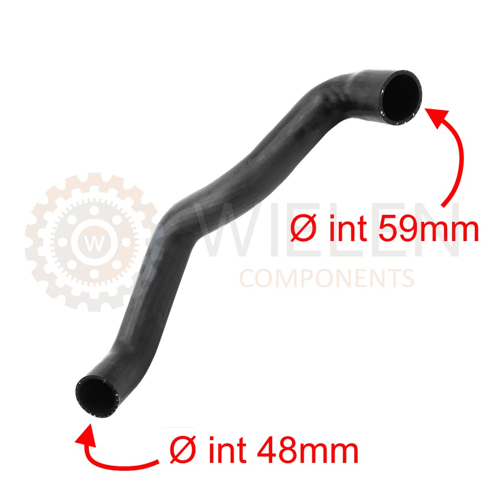 Compatible con manguito disipador de calor tubo de aire Fiat Doblo Punto 1.3 Multijet 46830830