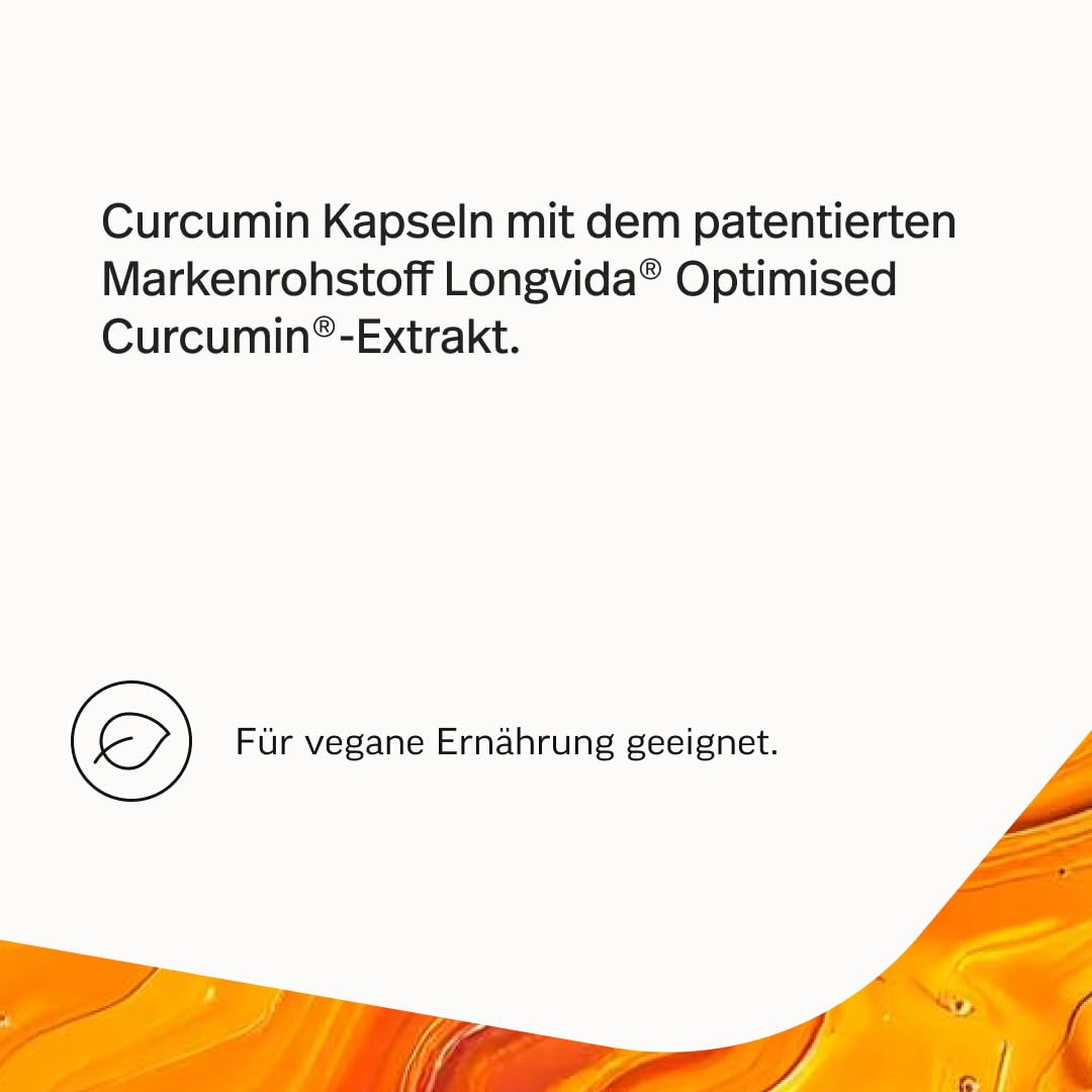 edubily® Kurkuma Kapseln - Curcurmin aus dem Markenrohstoff Longvida Optimized Curcumin® - in schützender Phospholipid-Hülle - Laborgeprüft - Vegan (400 mg Curcumin, 60 Kapseln)
