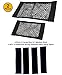 JAVOedge (2 Pack - Medium & Large NET Hook and Loop Adhesive Tape Storage Net Car Accessories Organizers, Car/Truck/RV