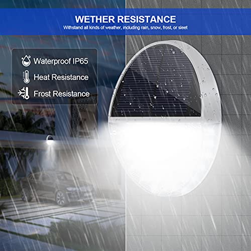 Xinree Solar Motion Sensor Lights Outdoor -Solar Door Lights Security Flood Lights With 2 Lighting Modes For Garage Front Door, Wall, Porch,Steps,Fence,Street #TOP5