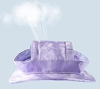 Vista 5 de Sombrero de princesa de ala redonda, visera para mascotas, sombrero poroso de malla para perro con agujeros para las orejas para perros pequeños