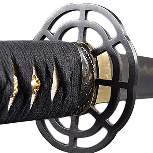 The Last Samurai Sword Katana Battal Ready, Fully Functional and Hand Forged, 1045 Carbon Steel Blade Engraved with The Last Samurai Sword Quote, Clay Tempered, Full Tang, Sharp