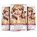 Produktbild L'Oréal Paris Excellence Creme Permanente Haarfarbe, 100% Grauhaarabdeckung, Haarfärbeset mit Coloration, Shampoo und 3-fach Pflegecreme, 8 Blond, 3 x 268 g