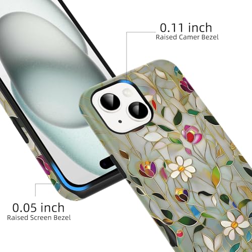 Coque vitrail pour iPhone 15 compatible MagSafe antichoc - 4