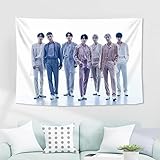 YiYiXiXi Tapestry Wall Hanging Banner Poster Wall Tapestrys for Bedroom Birthday Party Decoration(Purple)