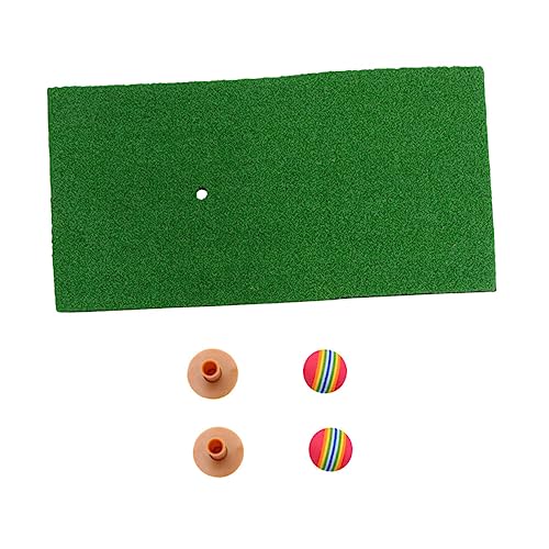 GOOHOCHY Exercise Pad for Golf Portable Practice Mat Hitting Mat 5pcs Tees Balls for All Levels Random Color