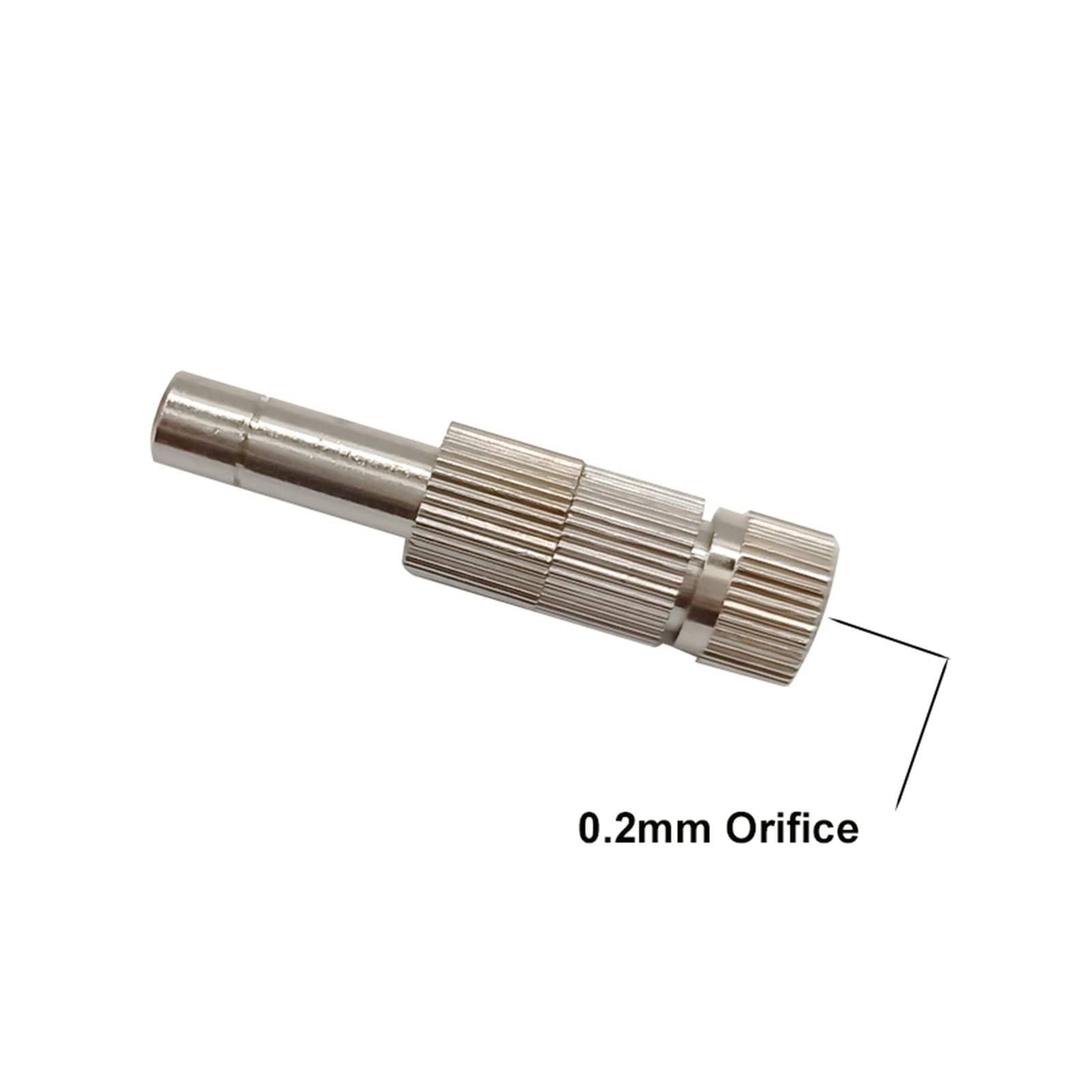 System nawadniania zraszaczy ogrodowych 500 sztuk mgła chłodząca dysza blokady z filtrem 0,1-0.6mm (Color : 0.2mm orifice)
