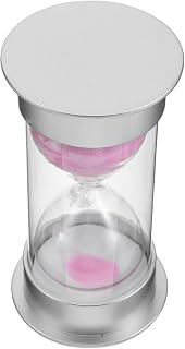 BESPORTBLE Plastic Hourglass Timer for Classroom and Office Portable Round Sand Timer for Precise Management Compact Visual Countdown Tool for Games and Brushing