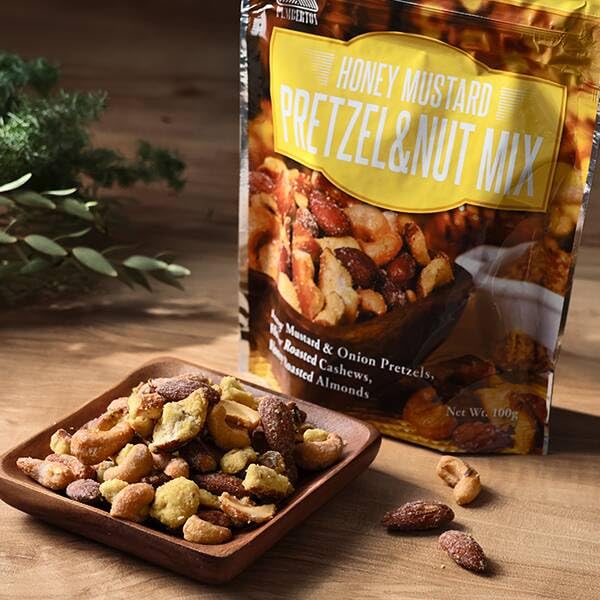 Amazon | 【食べ比べセット】プレッツェル＆ナッツミックス 100g＋90g