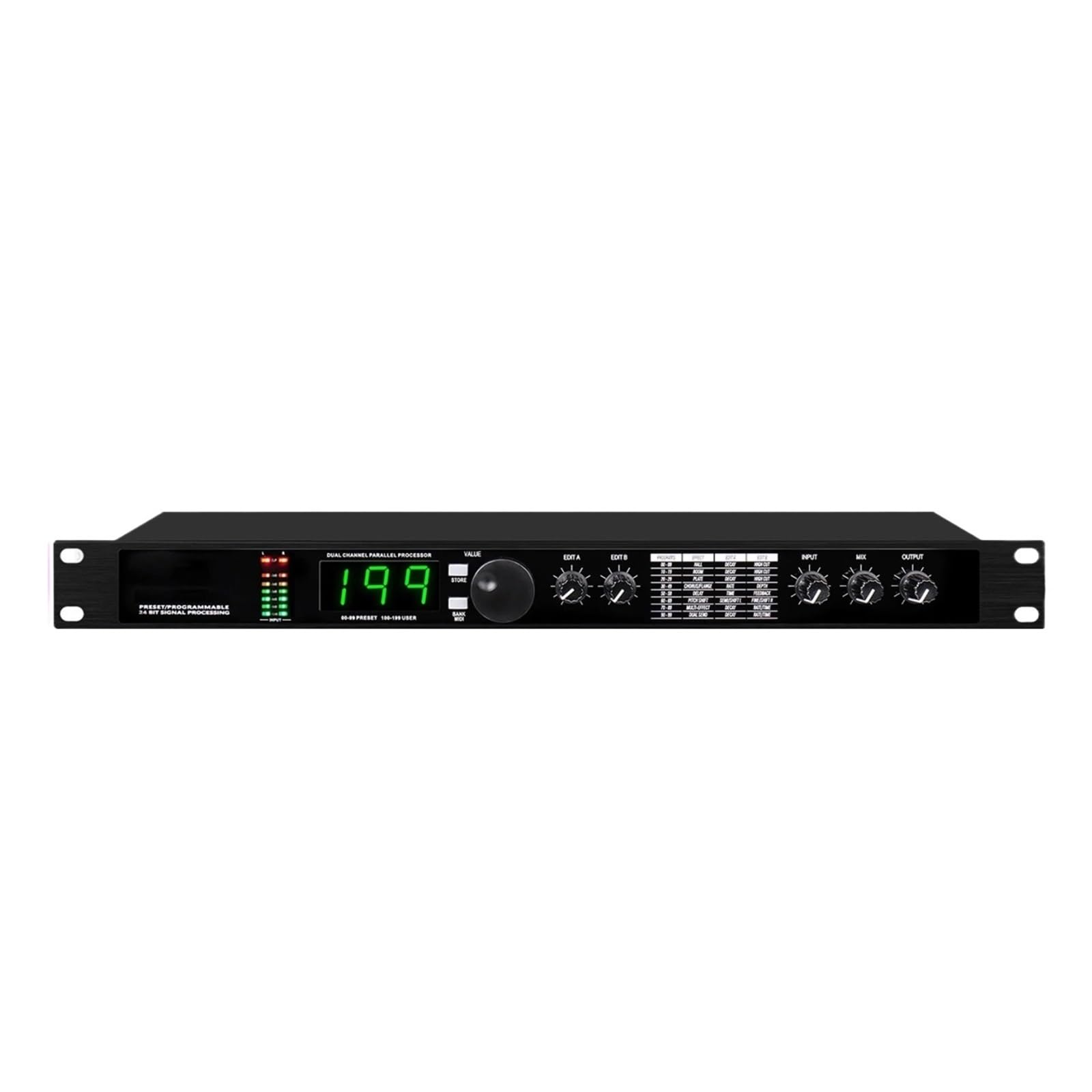 GAX-4IIS Processore DSP Multieffetto Professionale E Processore Audio Con Riverbero Digitale Equalizzatore Microfono Vocale