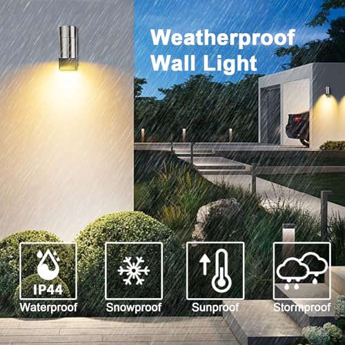 HiBay Dusk to Dawn Sensor Outdoor Wall Lights Mains Powered - Image 2