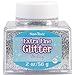 Sulyn Extra Fine Sterling Silver Glitter Stacker Jar, 2 Ounces, Non-Toxic, Stackable and Reusable Jar, Multiple Slot Openings for Easy Dispensing and Mess Reduction, SUL50861