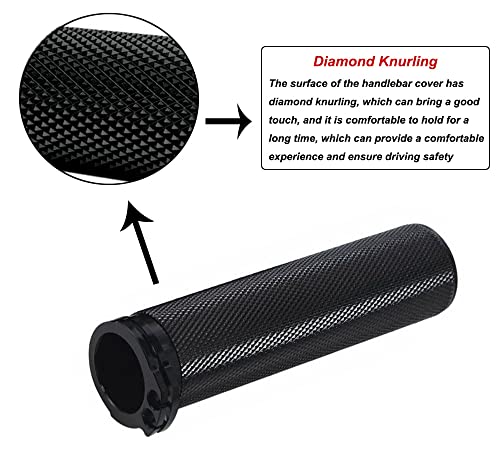 Motorcycle 1" Handlebar Grip Handgrips Fit For Harley Touring Sporster Dyna Softail V-Rod 1 Pair #TOP1