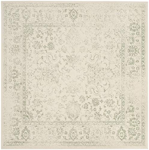 image for SAFAVIEH Adirondack Collection 6' Square Ivory / Sage ADR109V Oriental