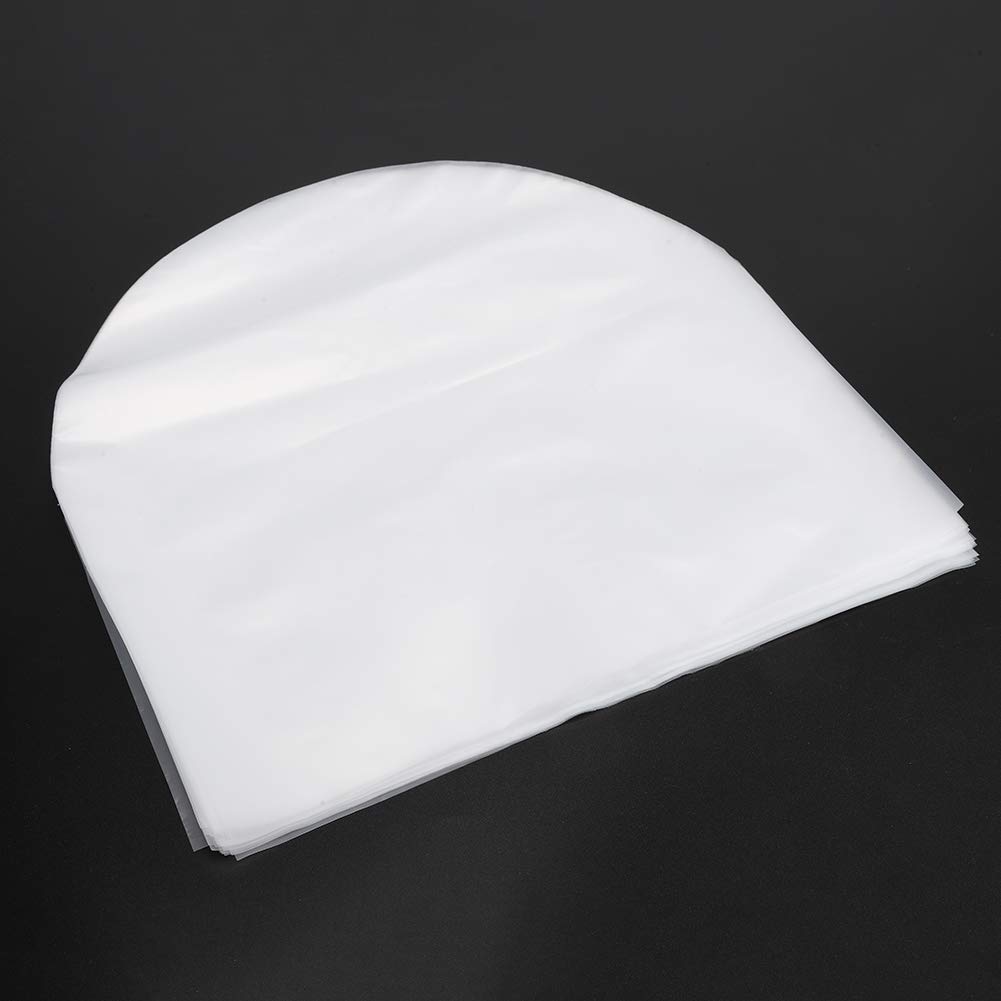 Hakeeta Sac de Protection de Disque Vinyle 50 pièces Anti-Cendres Résistance aux Rayures 12 Pouces LP/LD