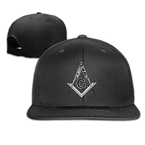 Man Freemason Vintage falt Hat Adjustable Baseball Cap … (Black, one Size)