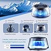 2025 New Cloud Mist Car Diffuser - Auto on/off, Premium Scenic Fragrance Cars Freshener, Smart Car Air Freshener, with USB Rechargeable, 5 Ambient Light, Long-Lasting Fragrance (E) #1