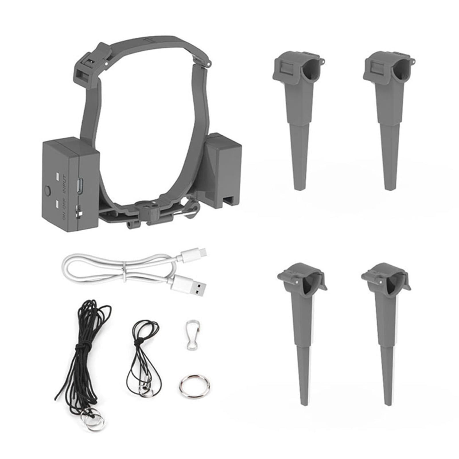 Sistema di rilascio del carico utile Airdrop con carrello di atterraggio per DJI Mavic 4 Pro, dispositivo di consegna contagocce di trasporto lanciatore di anelli nuziali da pesca con clip per