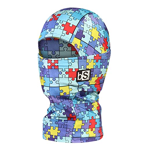 BLACKSTRAP Kids The Hood Dual Layer Cold Weather Neck Gaiter and Warmer for Children (Jigsaw)