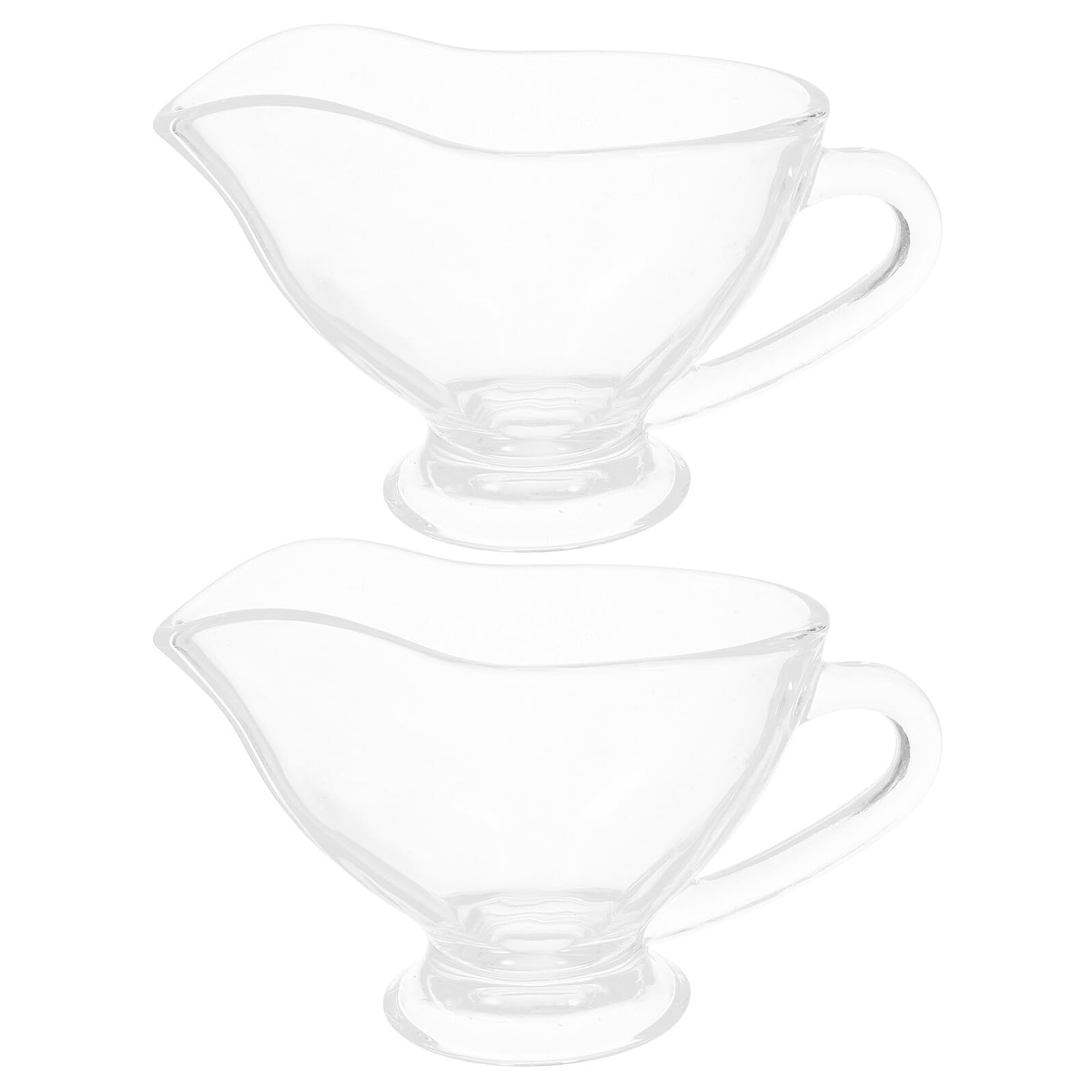 Sauce Cup Verre Baluue : lot de 2 pichets cruches transparents pour sauces et cuisine