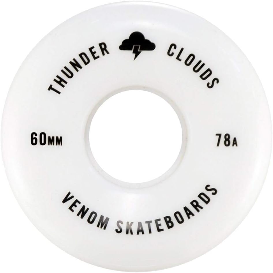 Venom Soft Skateboard Wheels 78a V1 Thunder Clouds Longboard Wheels