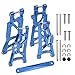 ShareGoo Aluminum Alloy Front & Rear Suspension A-Arms Set & Tie Bar Replacement of 2555 3631 2532 Compatible with Traxxas 1/10 2WD Slash Short Course Racing Truck (Blue)