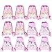 Produktbild Amycute 12 Stück Kinder Einhorn Kordelzug Rucksack Turnbeutel Beutel Tasche Einhorn Mitgebsel Geschenktüten Partyzubehör- geeignet für Sport, Schule, Freizeit, Kindergarten, Reise.