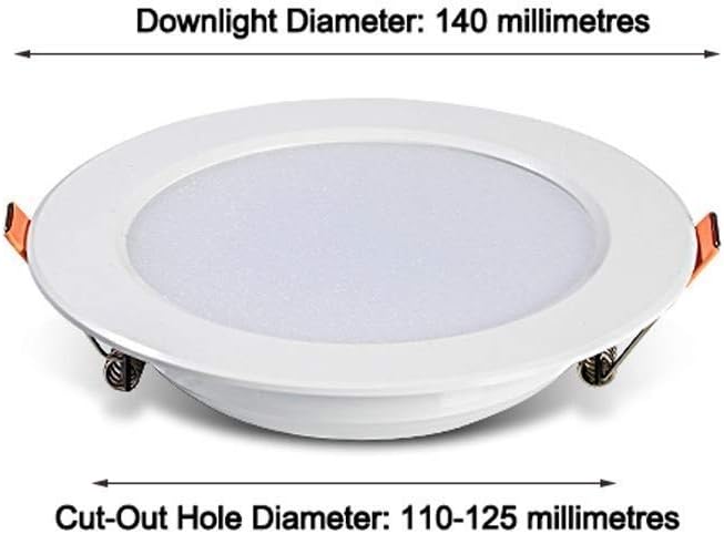 Recessed LED Three Color Dimming Simple Ultra-Thin Illumination Ceiling Panel Light Aluminum Decoration Recessed Spotlight Downlight for Commercial Home Illumination Integrated