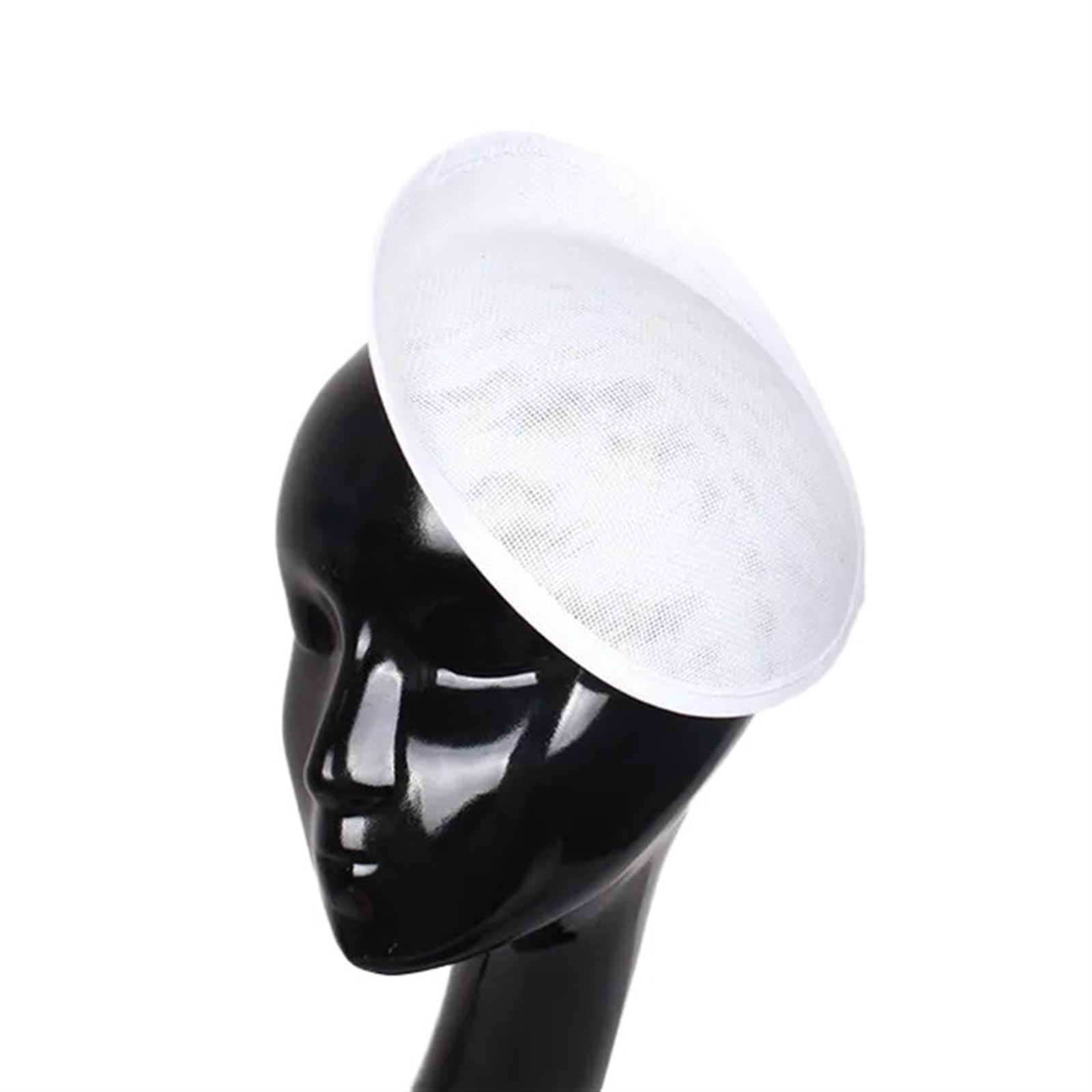 UALXPAO Wedding Hats 20CM Fascinator Bases Imitation Hats Base Women Wedding Party Headwear for Tea Party,Weddings(WHITE)