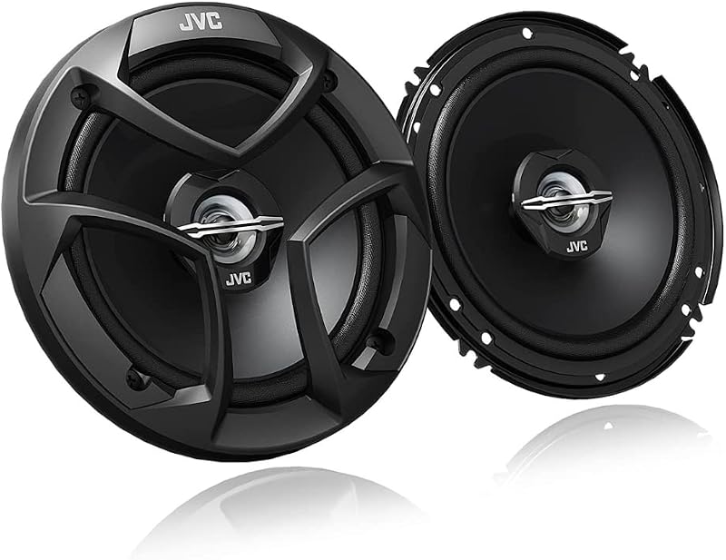 CS-J620 parlantes coaxiales de 2 vías para auto serie CS de 300 W y 6,5 pulgadas, juego de 2, woofer de cono de mica de 6,5 pulgadas y tweeter PEI de 1 pulgada, sonido envolvente híbrido, fácil instalación