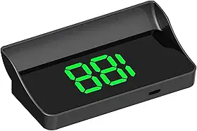 Visor HUD (Head-Up Display) para Carros, Medidor de Velocidade Digital, Odômetro E Temporizador Automáticos, Velocímetro Moderno E Multifuncional para, KMH verde