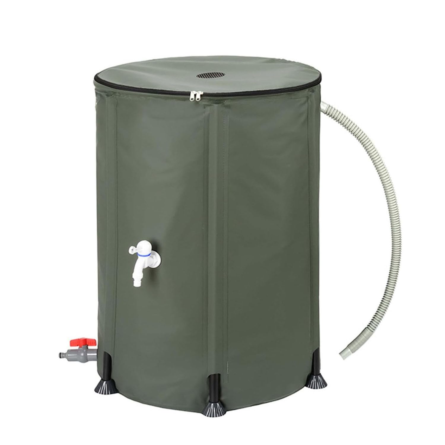Sistema Plegable De Recolección De Agua De Lluvia Colector，Verde：100L | Sistema Plegable De Recolección De Agua De Lluvia, Barril de Agua de Lluvia, depósito portátil para almacenamiento