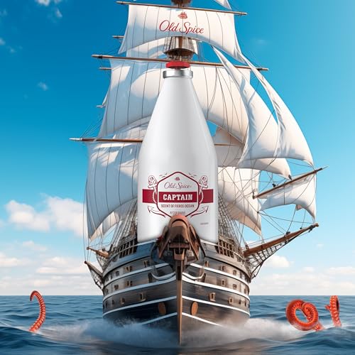 Old Spice Captain After Shave Lotion für Männer, 100ml, Frischekick nach der Rasur, Duft in Parfümqualität, schnelltrocknend, für Gesicht und Hals
