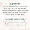 Roland Foods Porcini Mushroom Israeli Couscous, Sourced in the USA, 6.3-Ounce Pouch