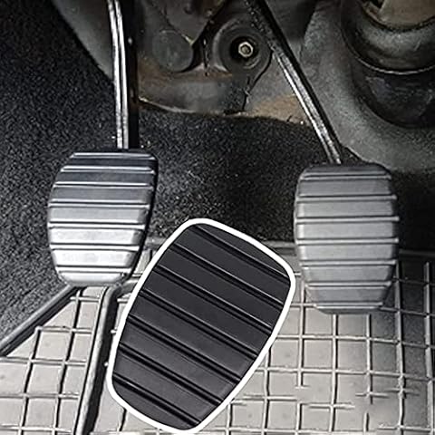 Brake Clutch Pedal Pad Rubber for Opel Vauxhall Movano Vivaro 2001 2002 2003 2004 2005 2006 2007 2008 2009 2010 2011-2020 8200183752 Car Pedal Cover Non-Slip Accelerator Pedal Brake Foot Pedal Pads Cover
