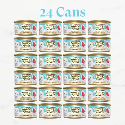 Purina Fancy Feast Grilled Tuna Feast Wet Cat Food in Gravy (24) 3oz Cans