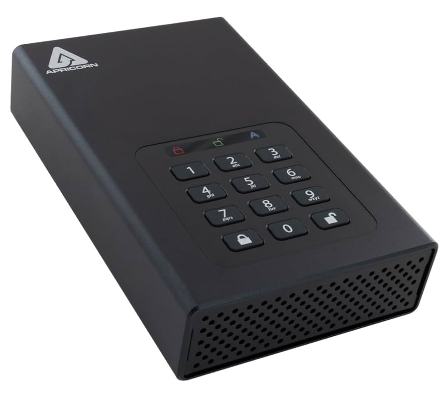 Amazon.com: Apricorn 2TB Aegis Padlock DT 256-Bit Encrypted