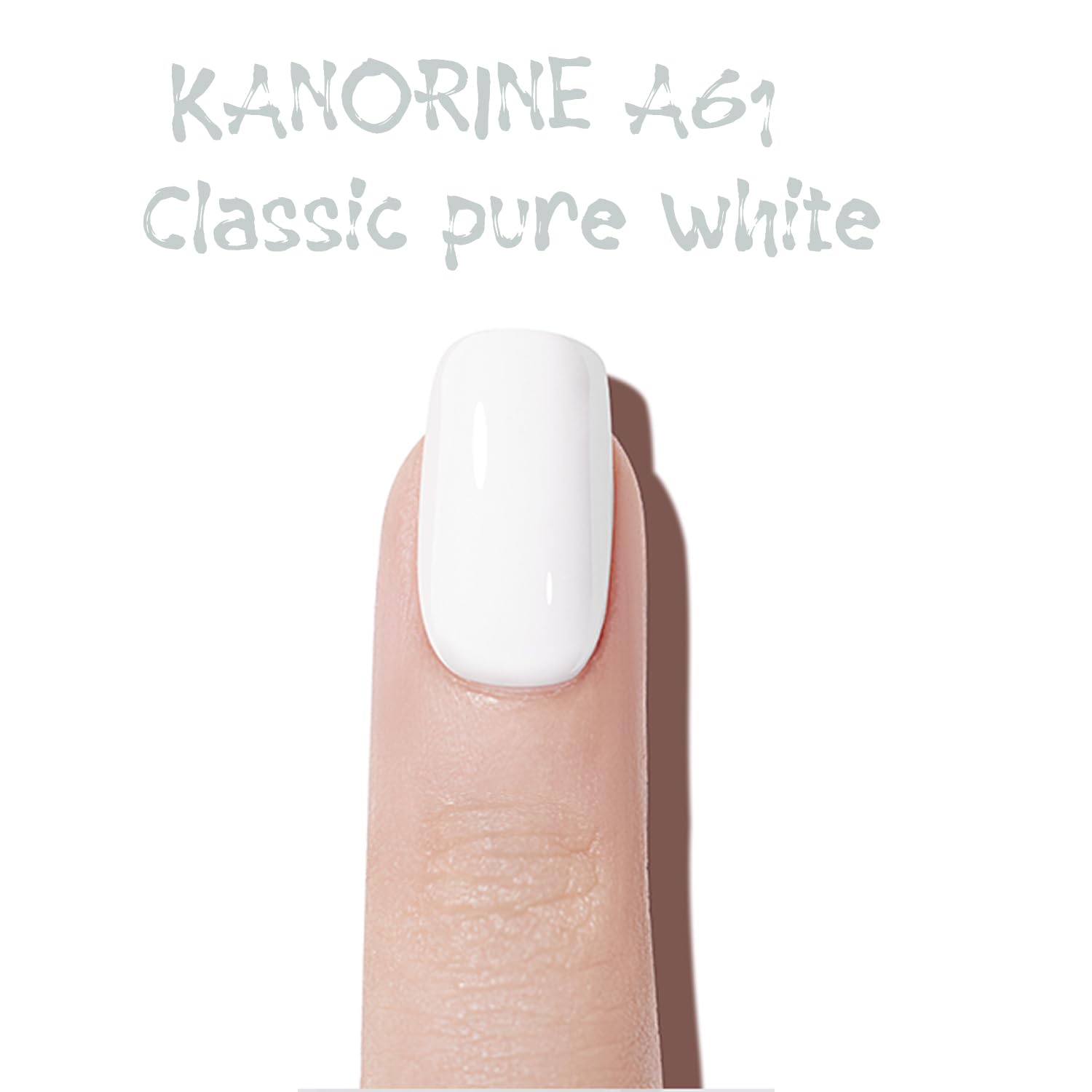 Gel Polish Soak-Off UV/LED White Colour Gel Nail Polish white Color Coat Gel Nail Varnish Nail Art TYPE french manicure Long Lasting 10ml